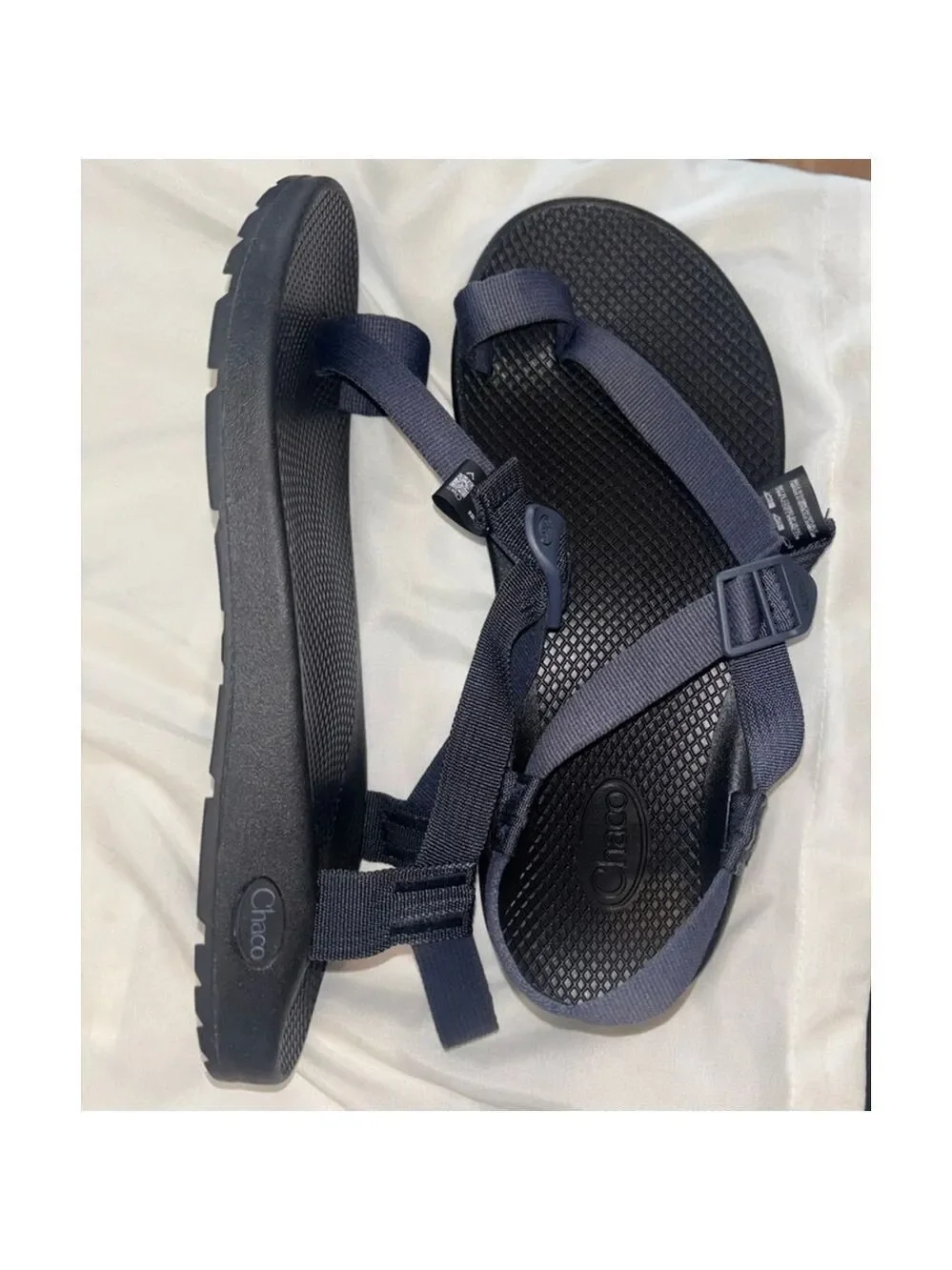 Chaco Men's 10 Gorpcore Bodhi Sandals Outdoor Hiking Waterproof Blue Strap shoes